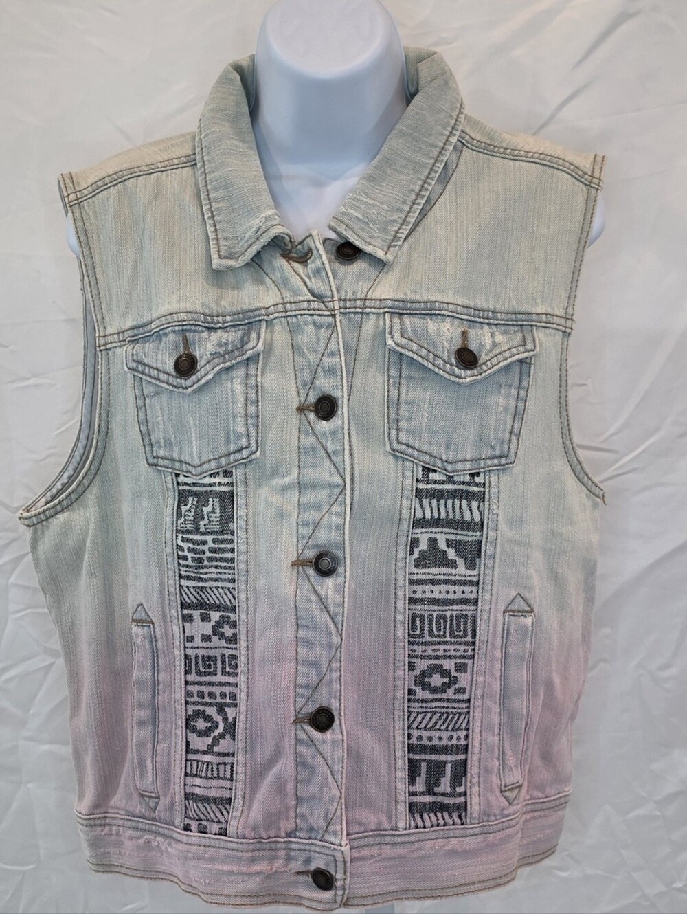 Ombre Jean Vest